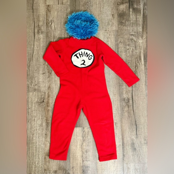 COPY - 🔥FLEECE POTTERY BARN THING 2 COVETED COLLECTORS COSTUME w/ PBK WIG INC… - Picture 7 of 8